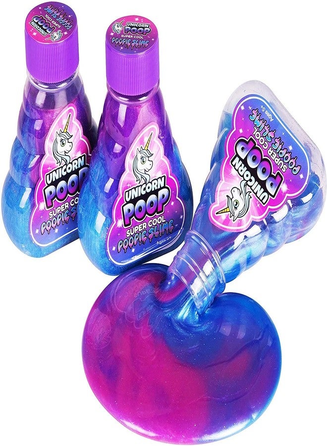 Mummy Please DIY Unicorn Poop Poopie Slime 【Pack of 3】 for Kids 100% Safe & Non-Toxic【Multi-Colored】 - Image 1